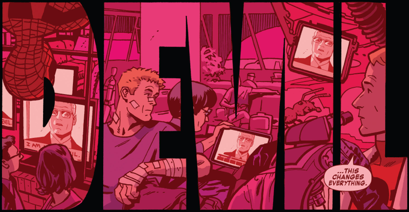 Illustration for article titled Daredevil #36 leaves NYC with a smile and a startling new status quo